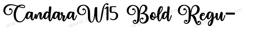 CandaraW15 Bold Regu字体转换 CandaraW15 Bold Regu字体转换